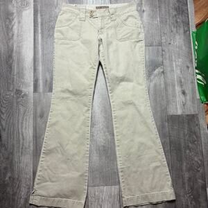 BKE Women's Vintage Boot Cut Jeans in Cream